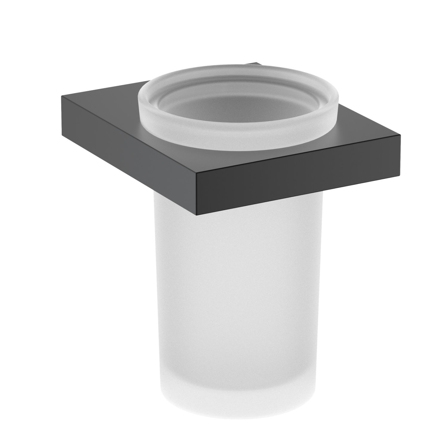 Стакан для зубных щеток Timo Petruma черный (15233/03) - фото 1