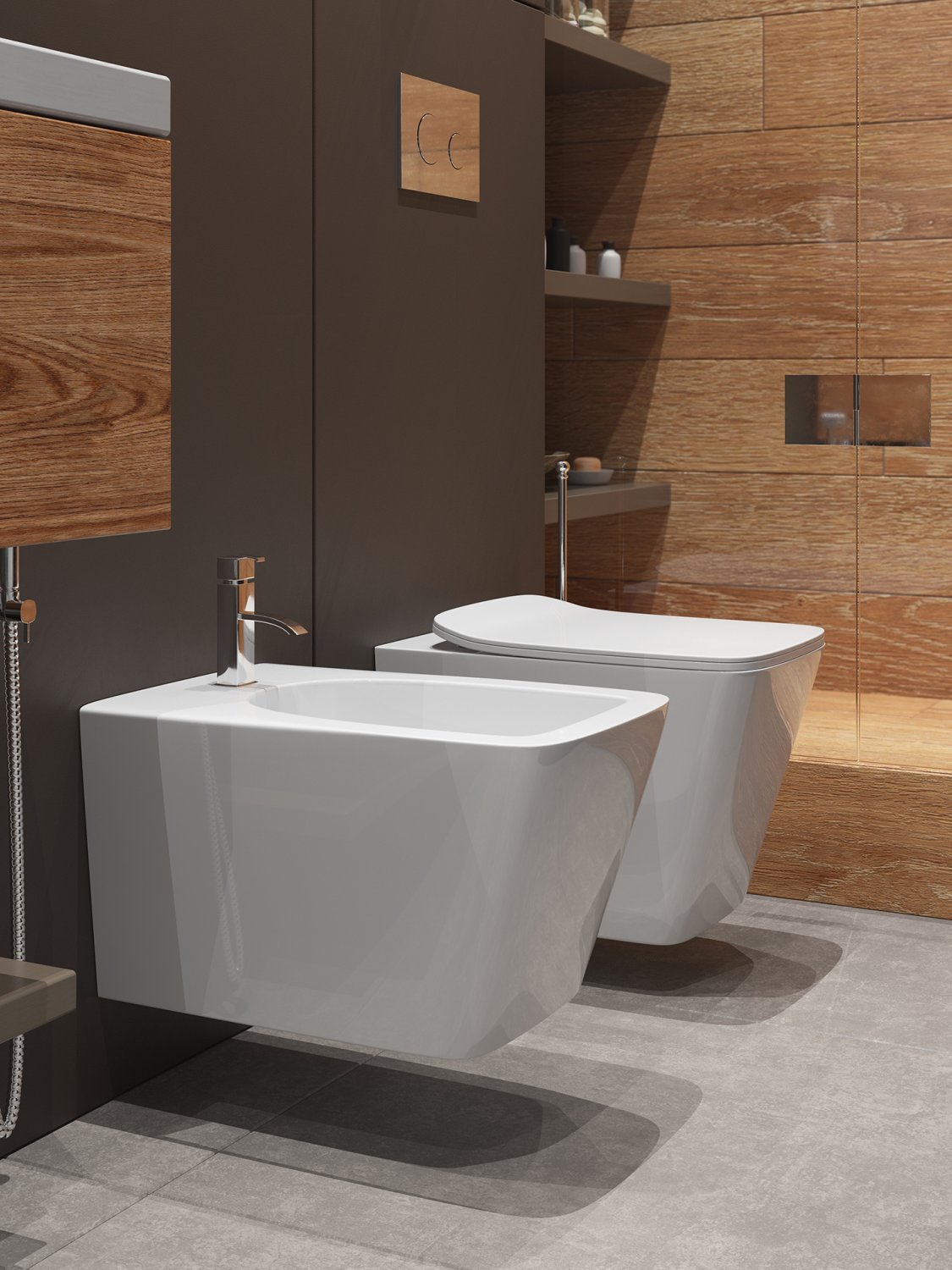 Унитаз подвесной TIMO SOLI 550*350*360 (TK-303MB) - фото 2