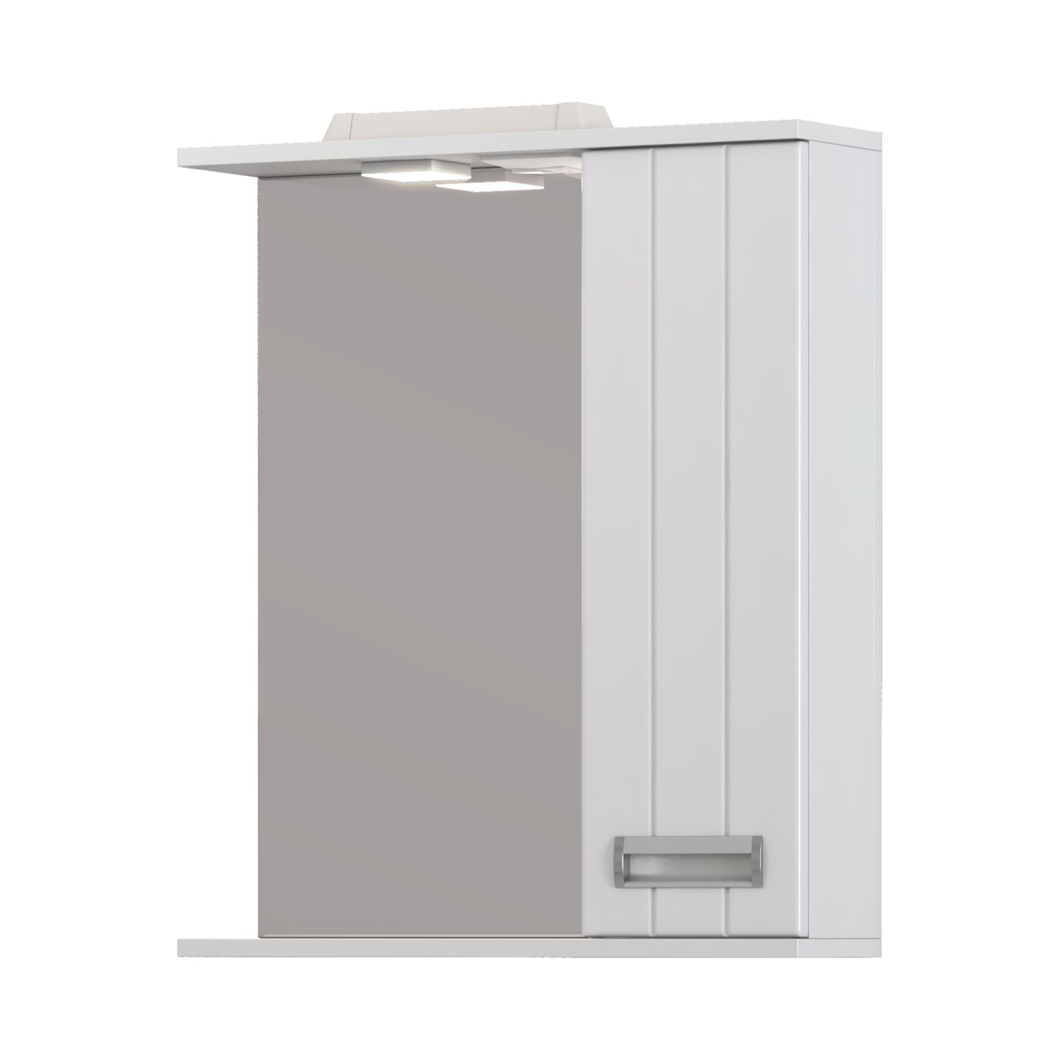 Шкаф VIGO навесной с зеркалом Diana 600 (правый) со спотом (z.DIA.60.R.El) - фото 1