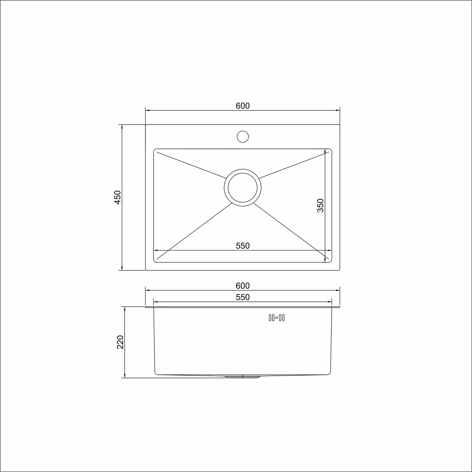 Кухонная мойка 60х45 вып 3 1/2 MIXLINE PRO 22см с сифоном черный графит НАНО (552933) Кухонная мойка 60х45 вып 3 1/2 MIXLINE PRO 22см с сифоном черный графит НАНО (552933) - фото 5