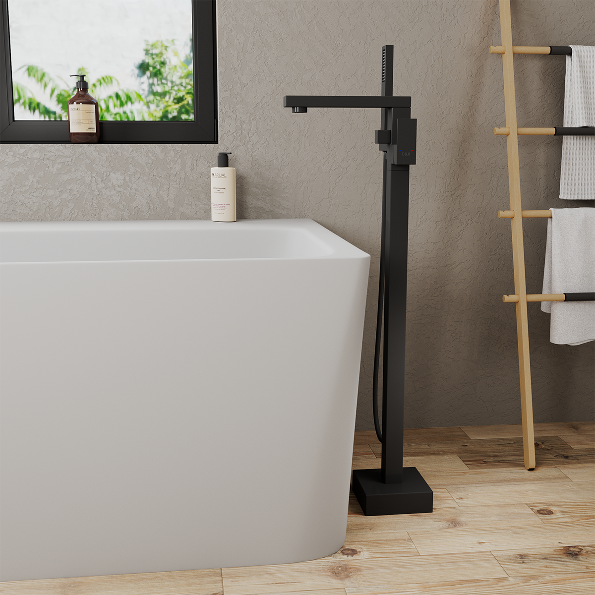 Напольный смеситель для ванны с душем D&K Bayern.Liszt (DA1516005) - фото 2