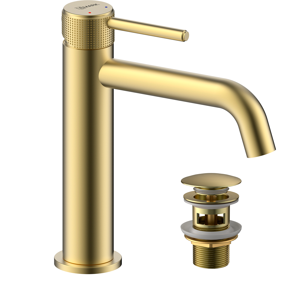 Смеситель Lemark Beluga для раковины (LMF-8012B-BRLG) - фото 1