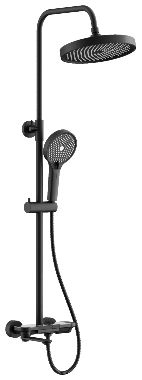 Душевая система BELZ черный (B25713-7) - фото 1