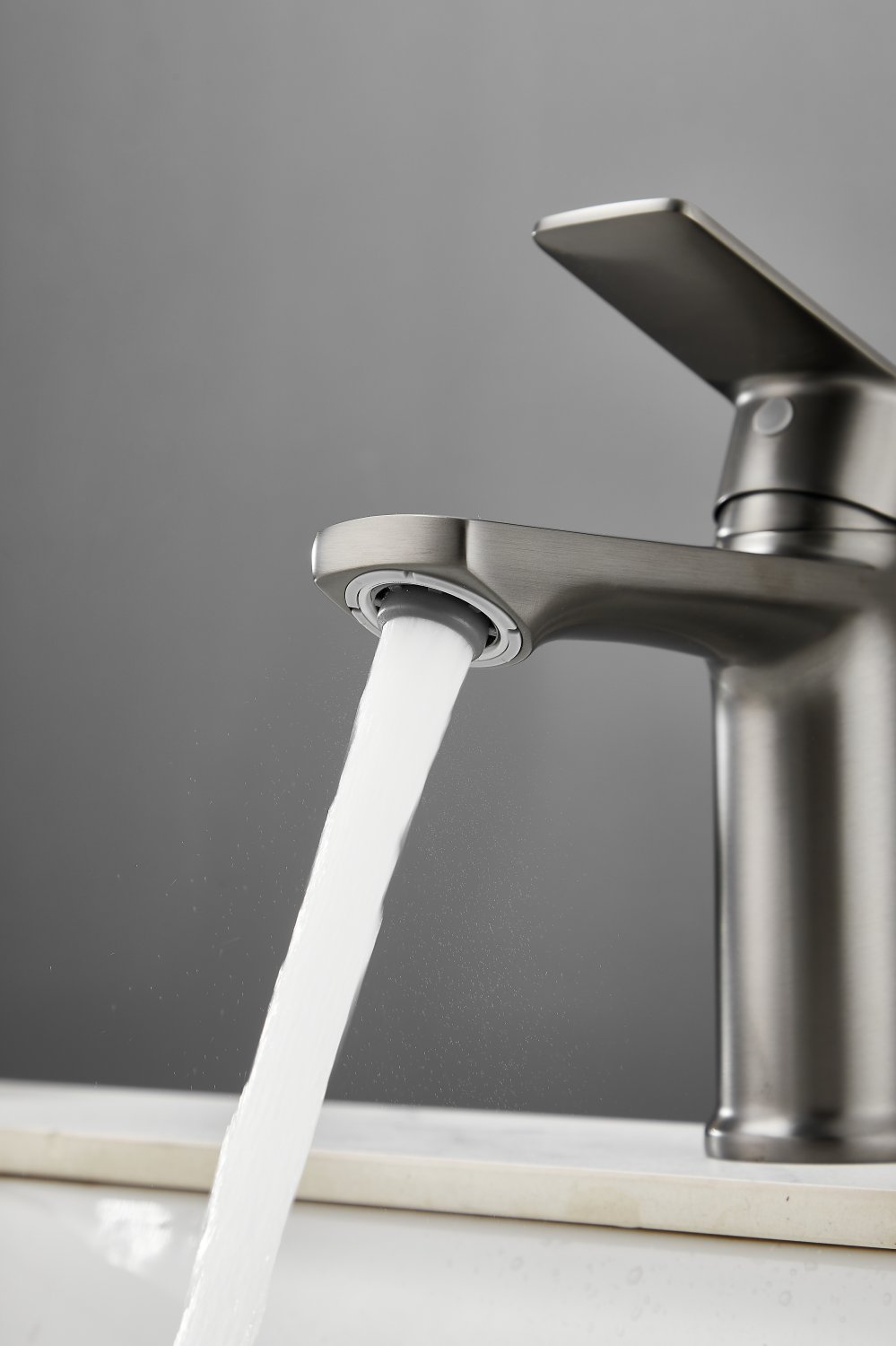 Смеситель для раковины HAIBA цвет: оружейная сталь (HB10719-3) - фото 2