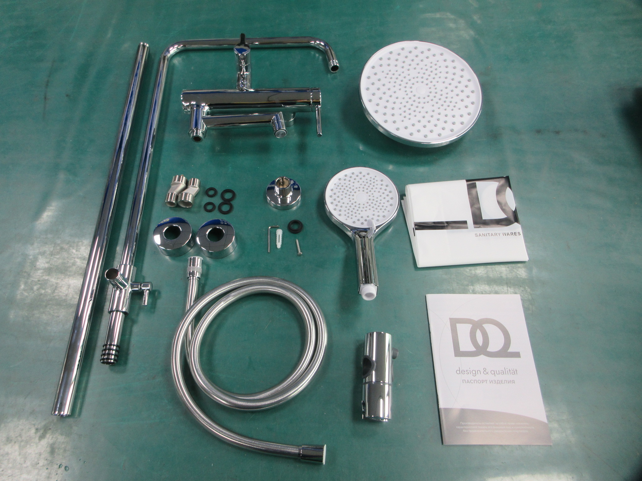 Душевая система со смесителем DQ Stuttgart хром (DA1773701) - фото 6