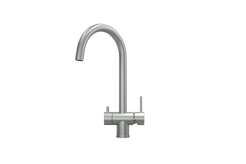 Смеситель для кухни Granula (7104, СТАЛЬ МАТОВАЯ) - фото 2