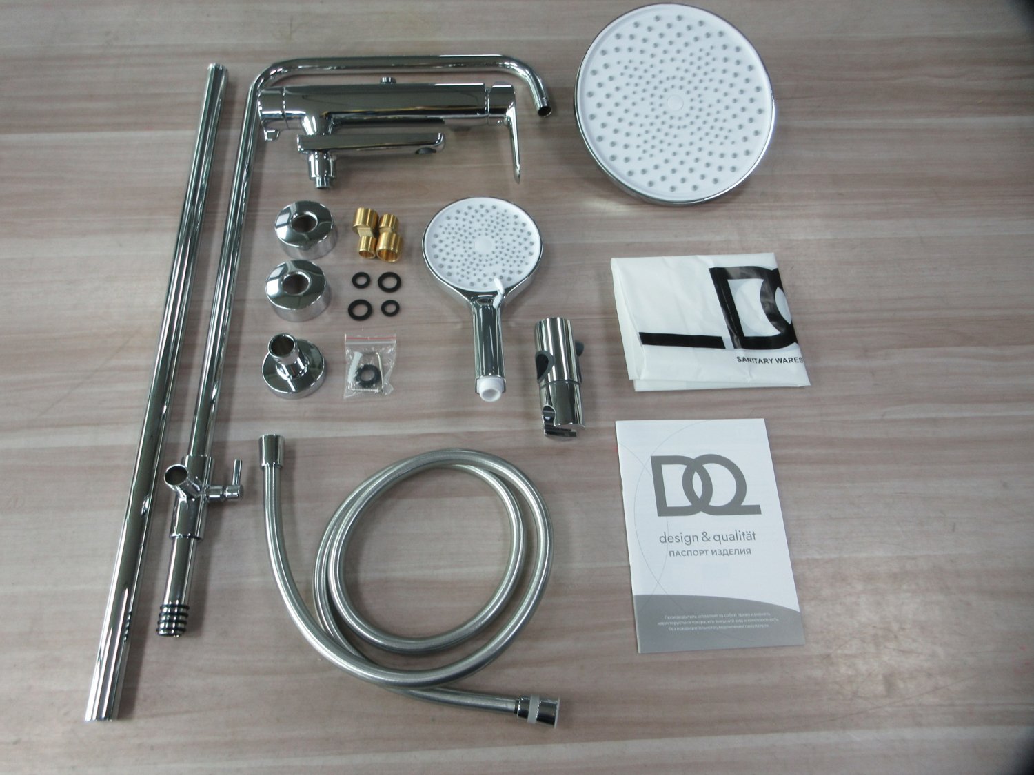 Душевая система со смесителем DQ Düsseldorf хром (DA1723701) - фото 4