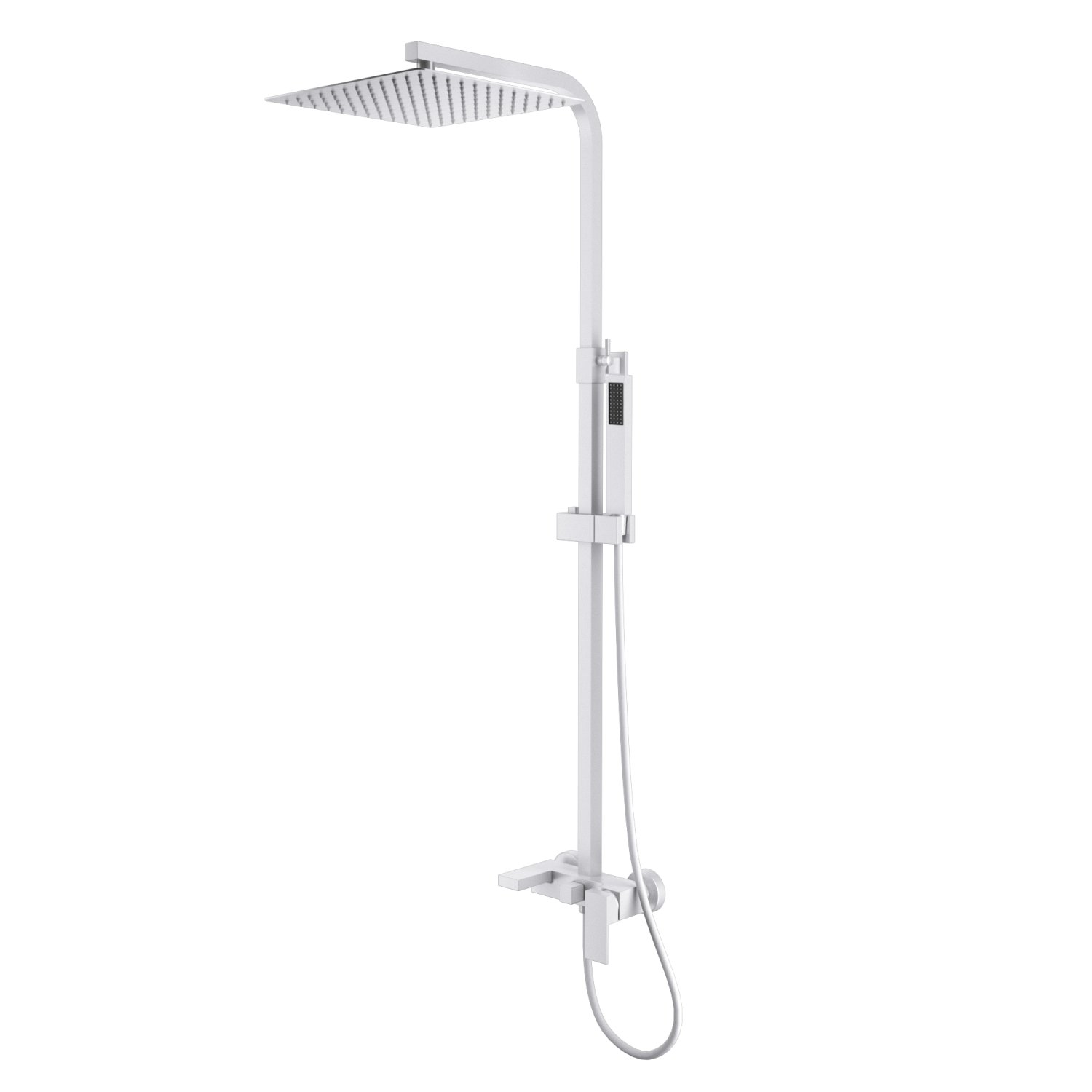 Душевая система DK матовый белый  Bayern.Liszt (DA1513708A04) - фото 1