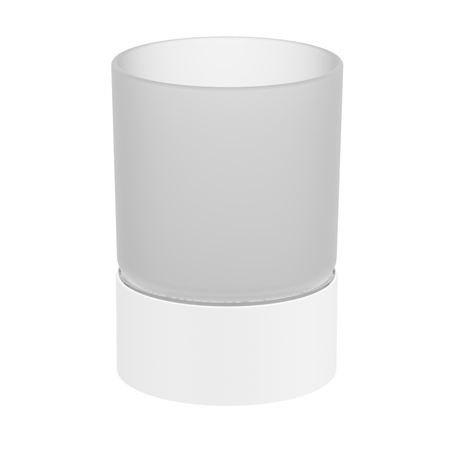 Стакан настольный для зубных щеток Timo Saona белый матовый (13231/16)