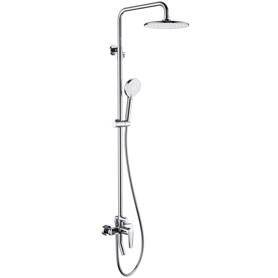 Душевая система со смесителем цвет хром BRAVAT (F6808939CP-A-SW) - фото 1