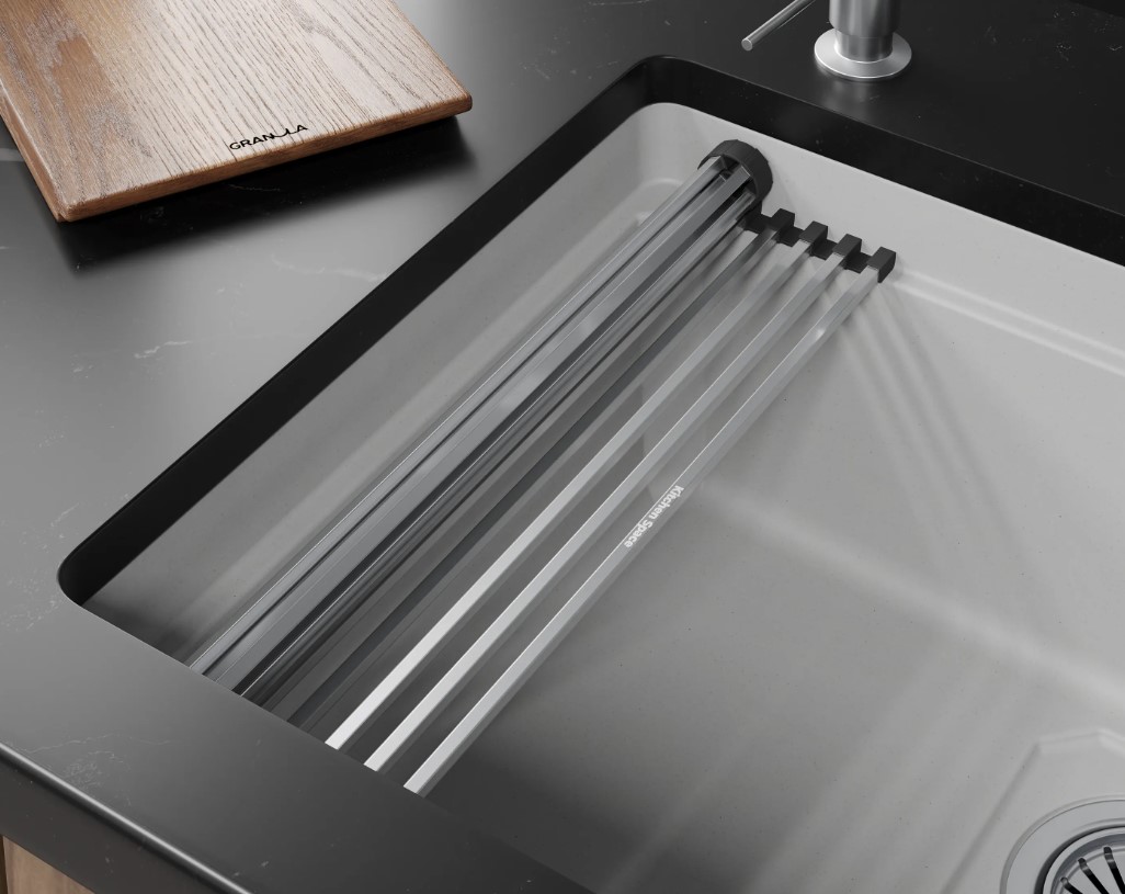 Кухонная мойка GRANULA KITCHEN SPACE RINZER кварц (5505RU, АРКТИК) - фото 3