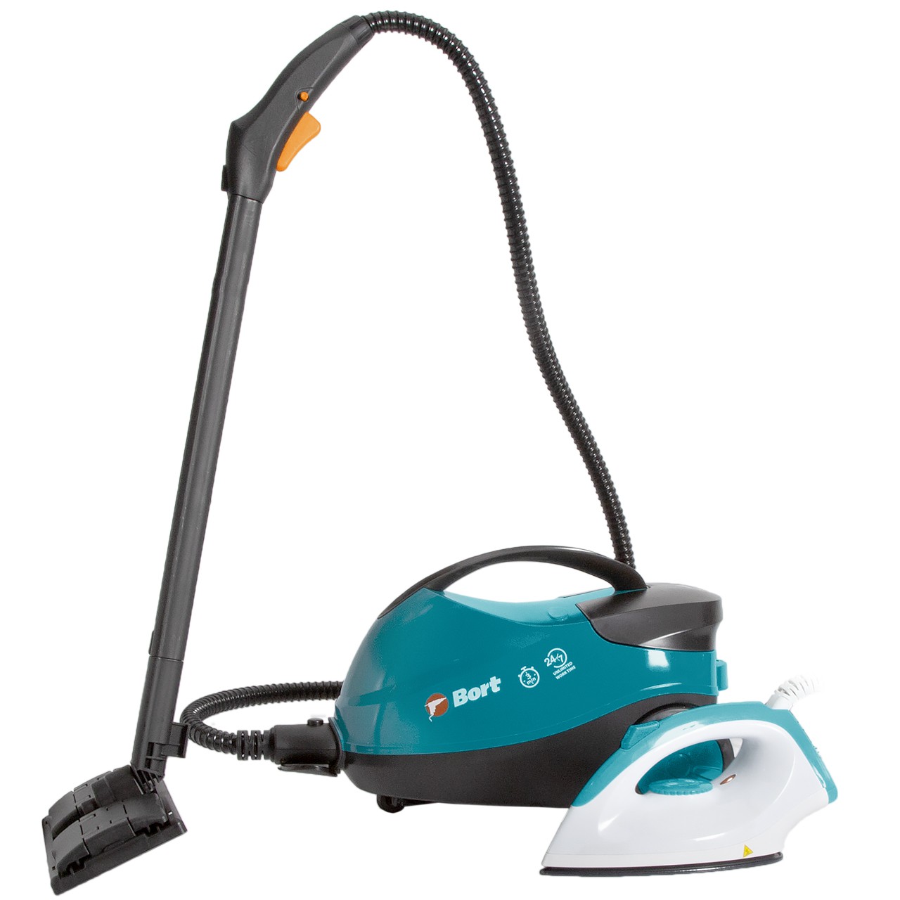 Пароочиститель Bort BDR-2500-RR-Iron (93410075) Пароочиститель Bort BDR-2500-RR-Iron (93410075) - фото 1