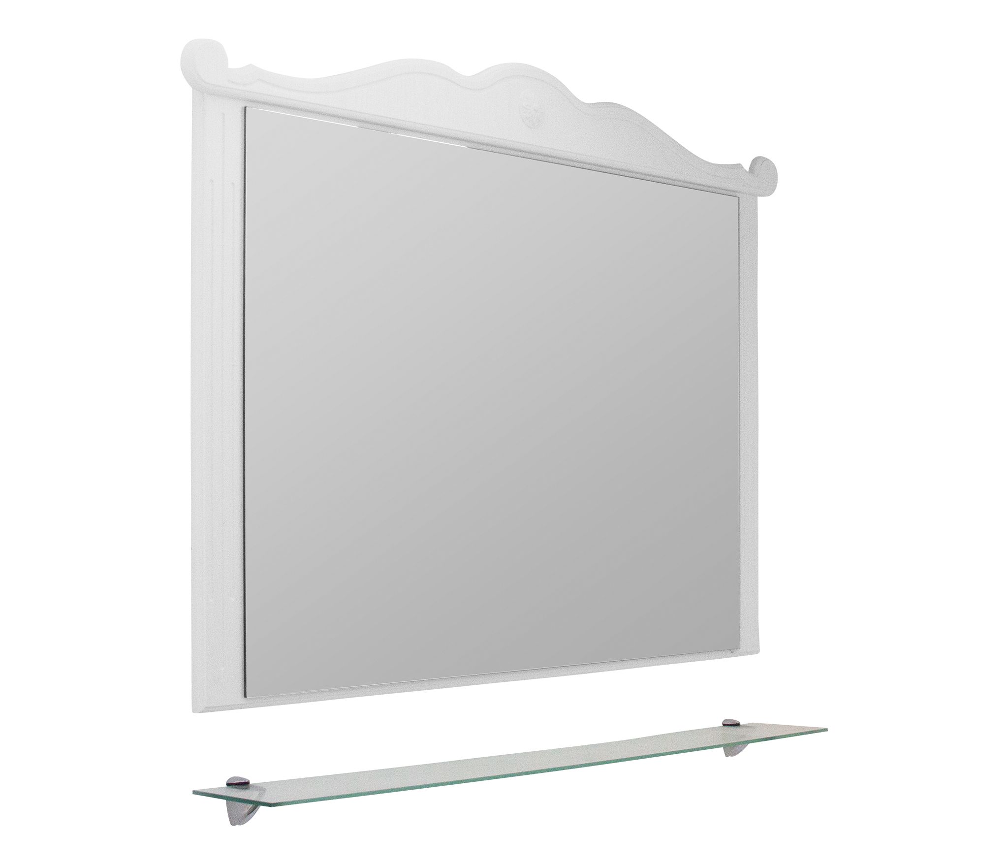 Зеркало без подсветки MIXLINE Прованс-105 белый ясень (536525)