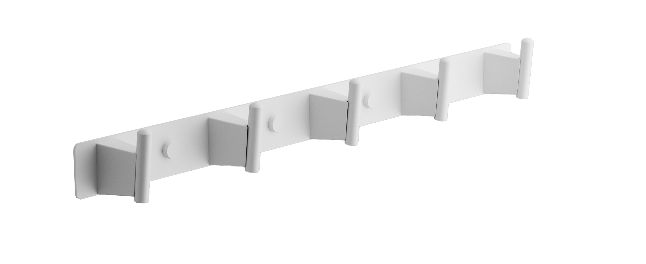 Планка с 5-ю крючками BELZ белый (B91515-5)