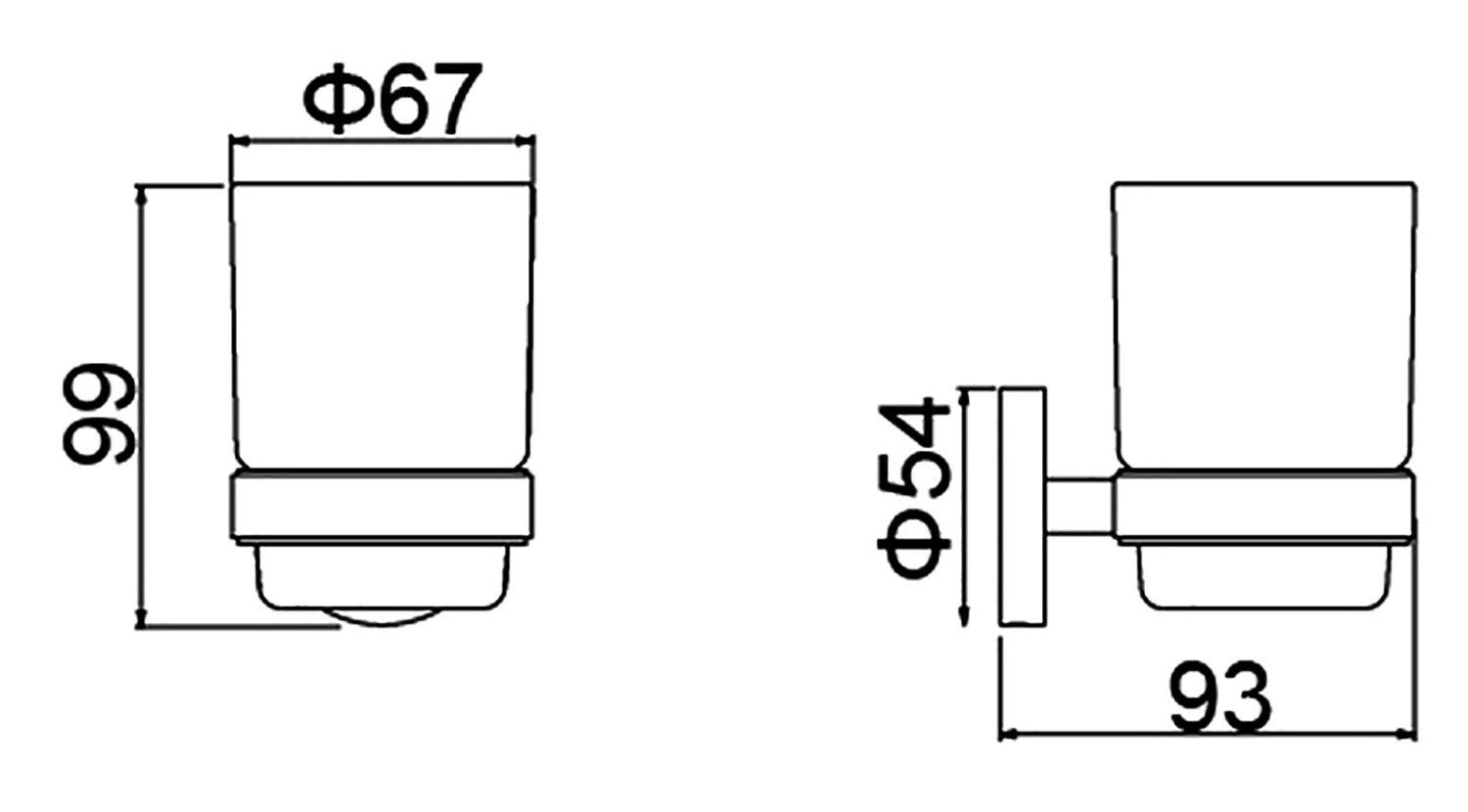 Стакан для зубных щеток Timo Saona (13031/18)  - фото 3