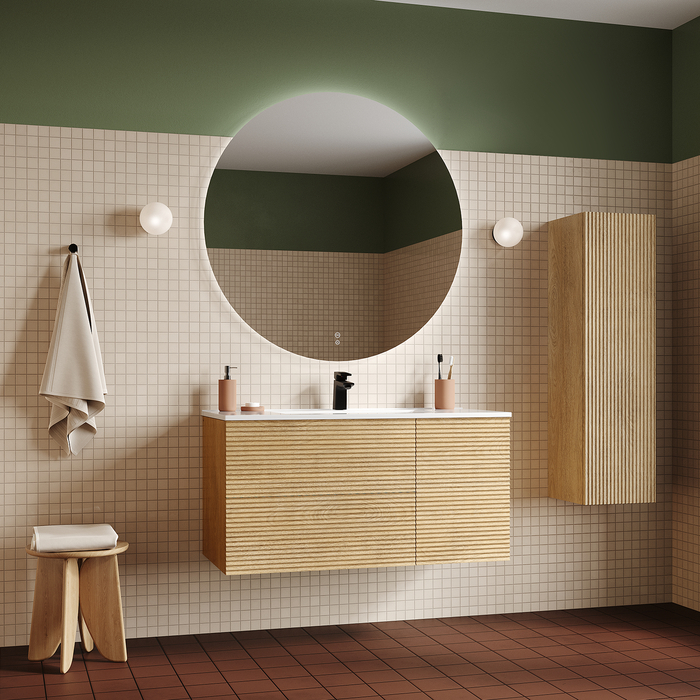 Зеркало с подсветкой и термообогревом, 100 см, Bild, IDDIS, BIL10T0i98 - фото 7