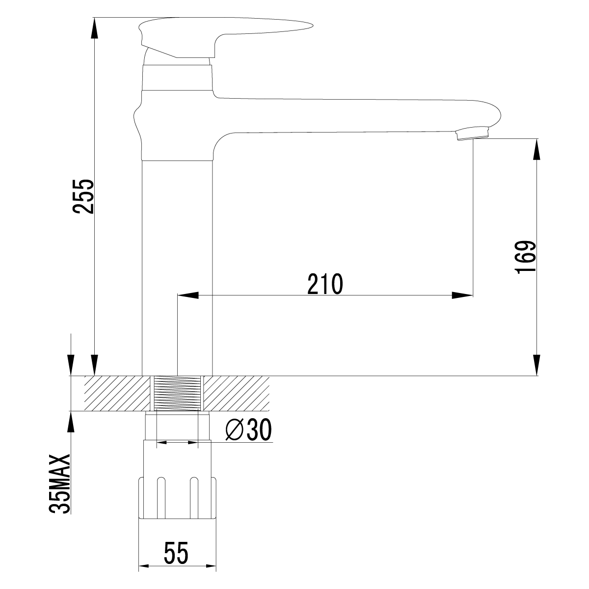 Смеситель для кухонной мойки Lemark Status (LM4404C) - фото 3