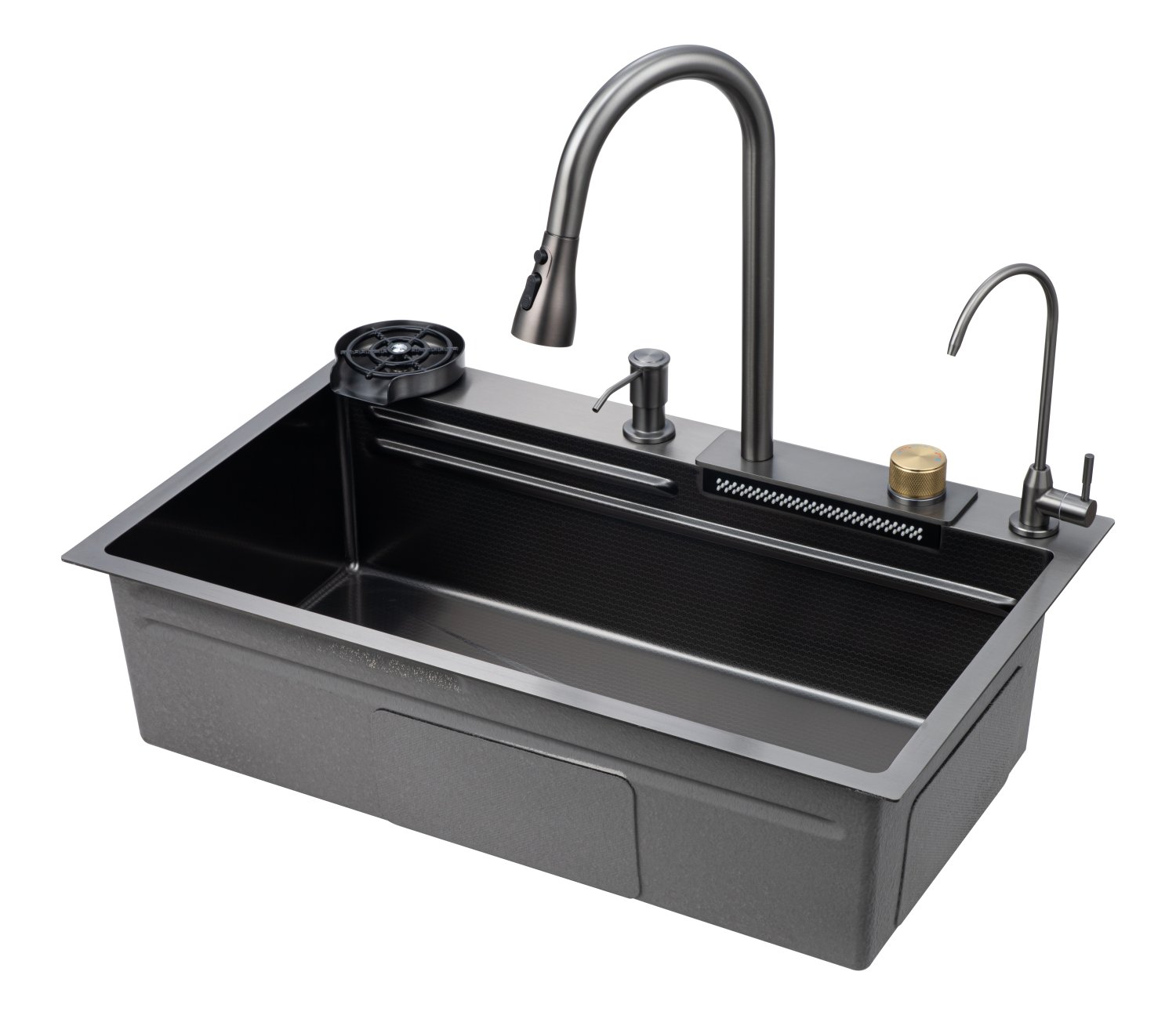 Мойка кухонная с водопадом Savol (S-SC003Q) - фото 1