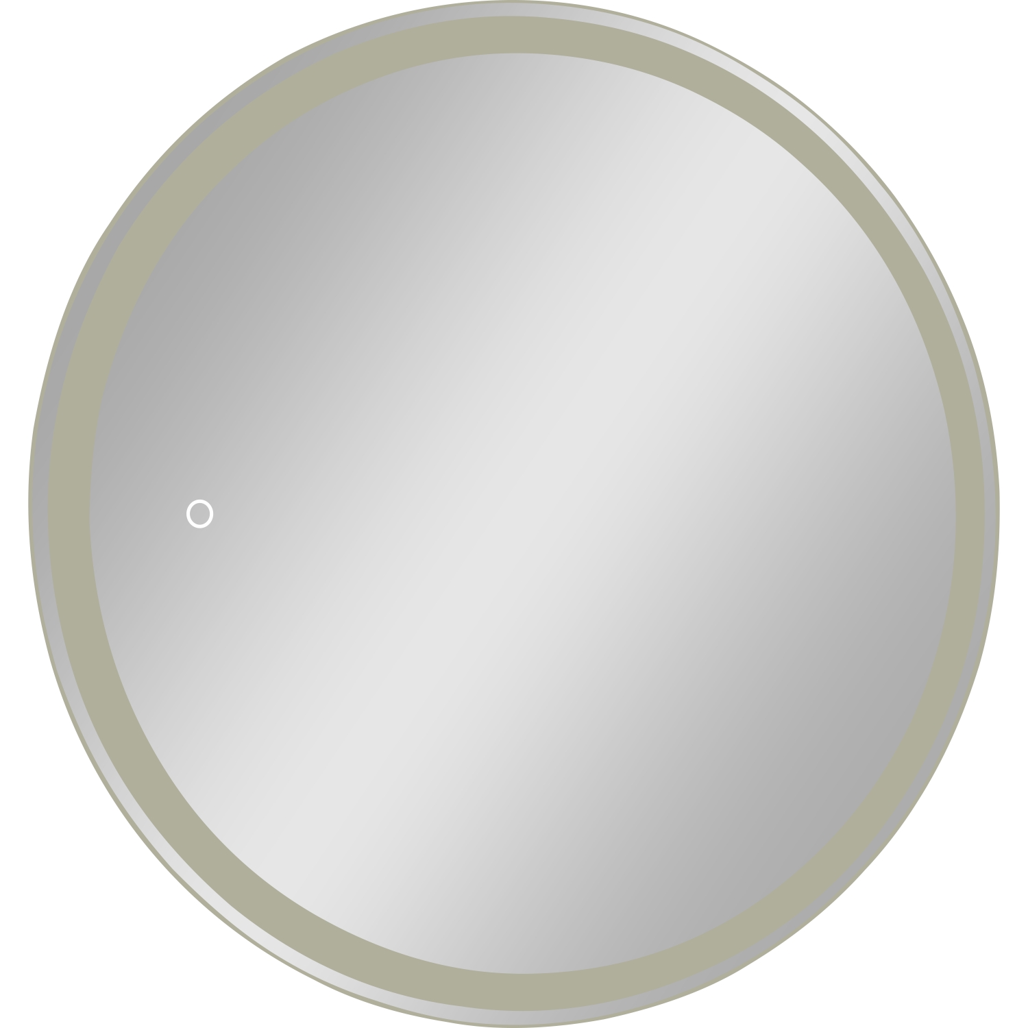 Зеркало-шкаф MIXLINE "Оливия" D700 универсальный, сенсорный выкл., светодиодная подсветка (553157) - фото 4