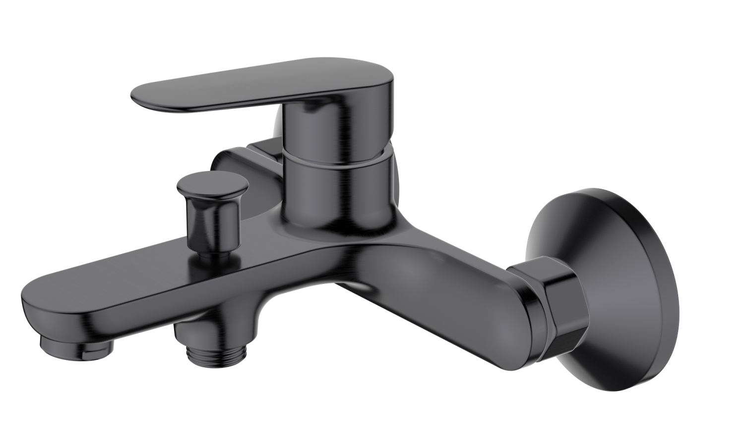 Смеситель для ванны HAIBA оружейная сталь (HB60796-3) - фото 1