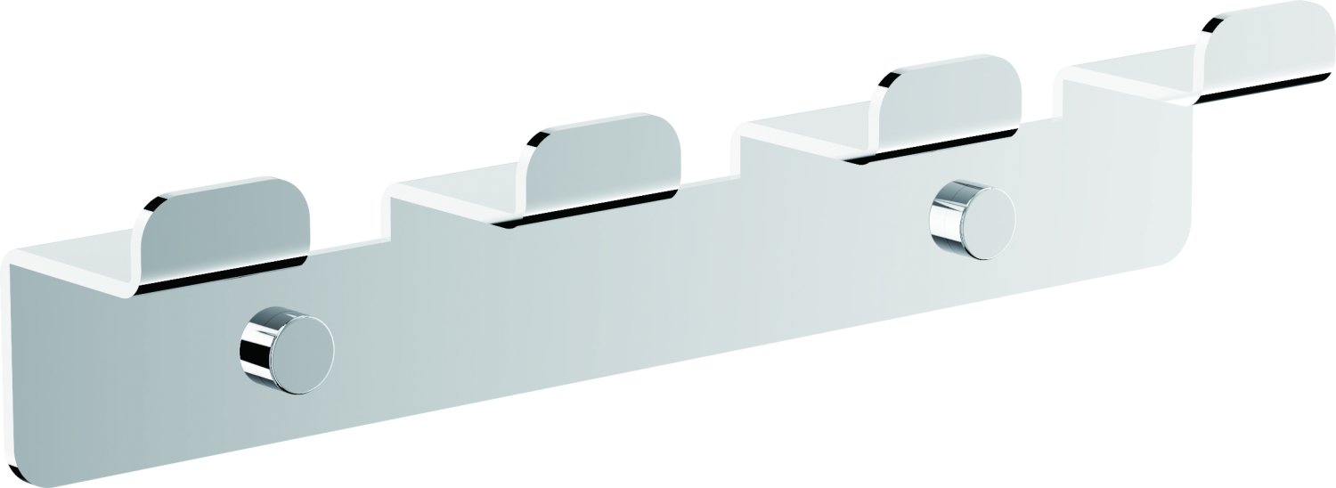 Планка с 4-мя крючками BELZ цвет: хром (B9004) - фото 1