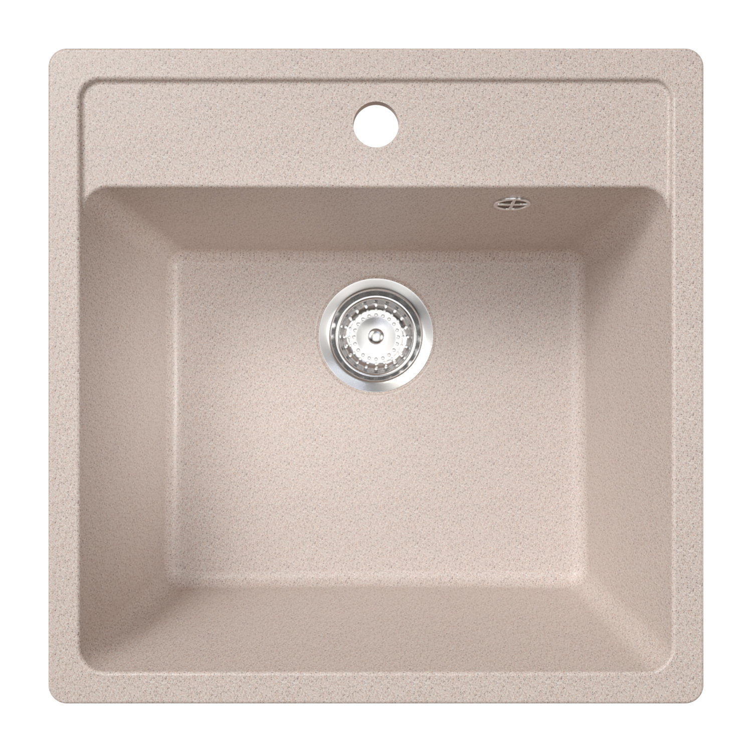 Мойка MIXLINE МЛ-ГМ08 (ML-GM08) КОМФОРТ песочная (302), 500*500*200мм (558728)
