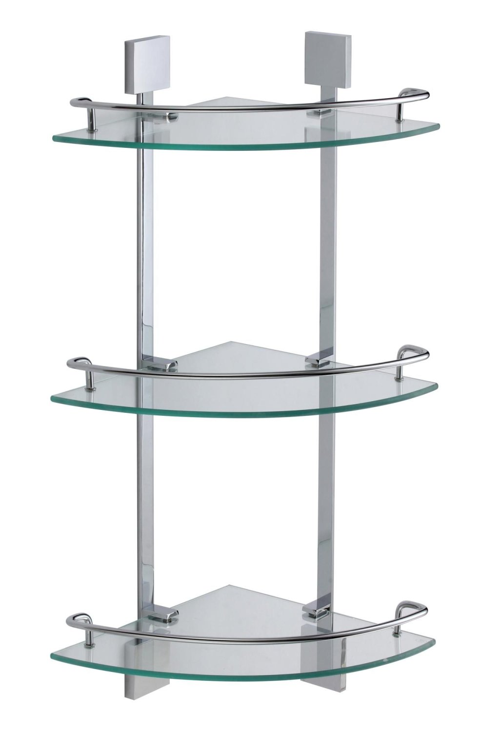 Полка угловая тройная (стеклянная) Savol S-065322A-3 - фото 1