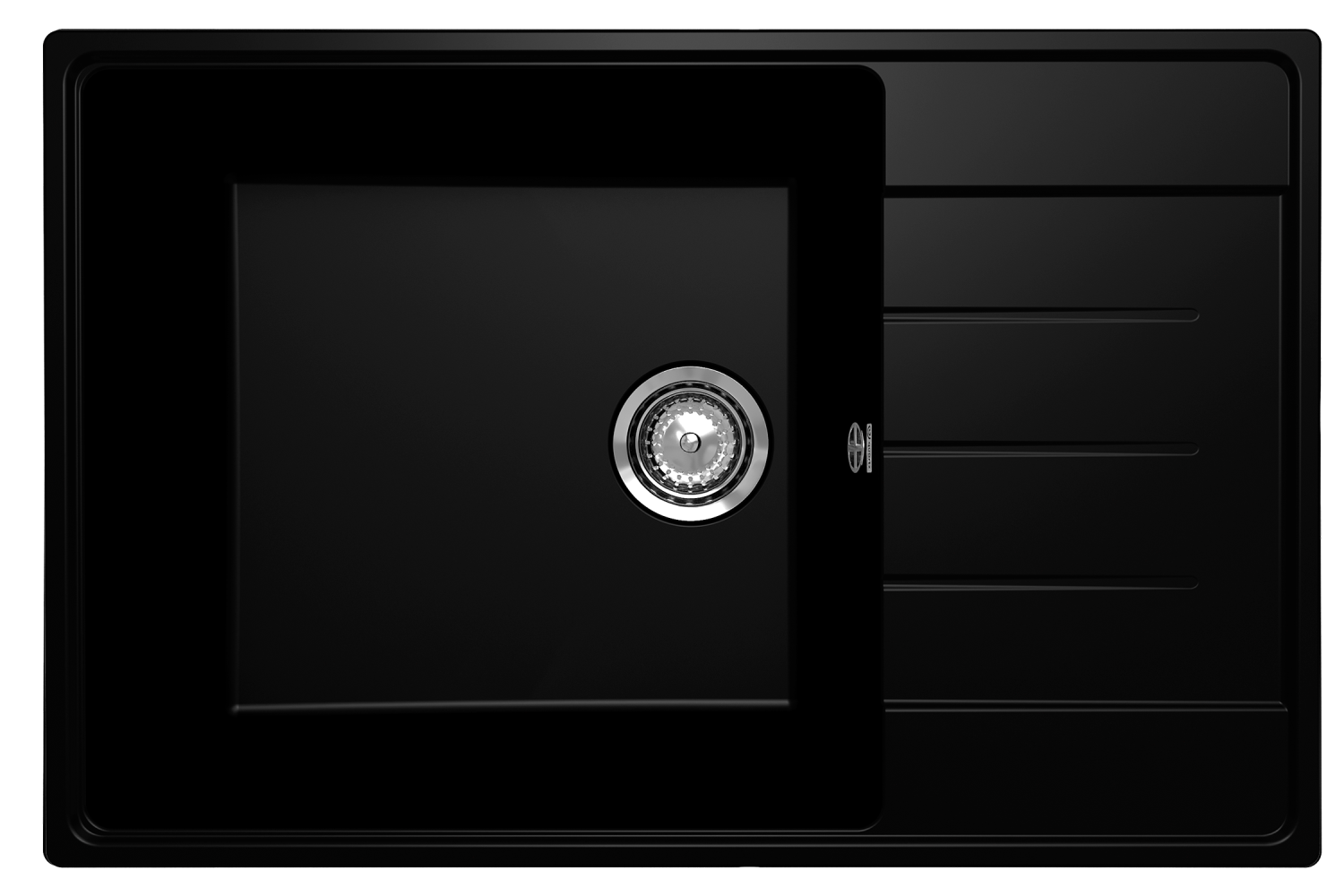 Мойка ULGRAN Quartz уголь (Prima 760-07) - фото 1