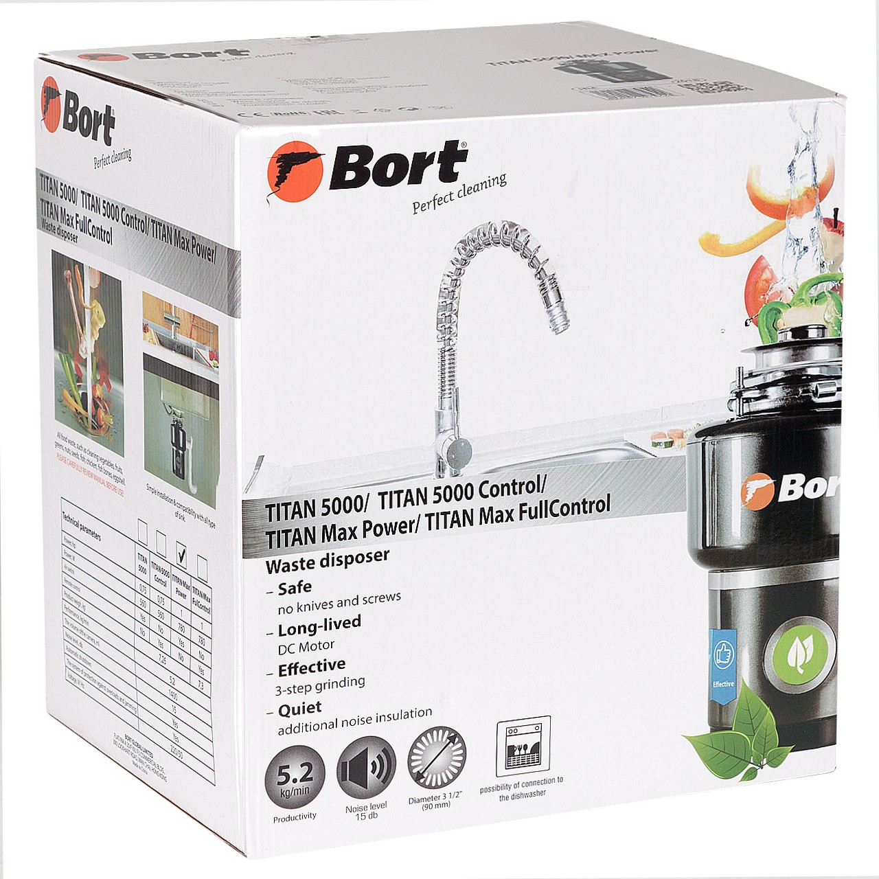 Измельчитель пищевых отходов Bort TITAN MAX Power (91275790) Измельчитель пищевых отходов Bort TITAN MAX Power (91275790) - фото 4