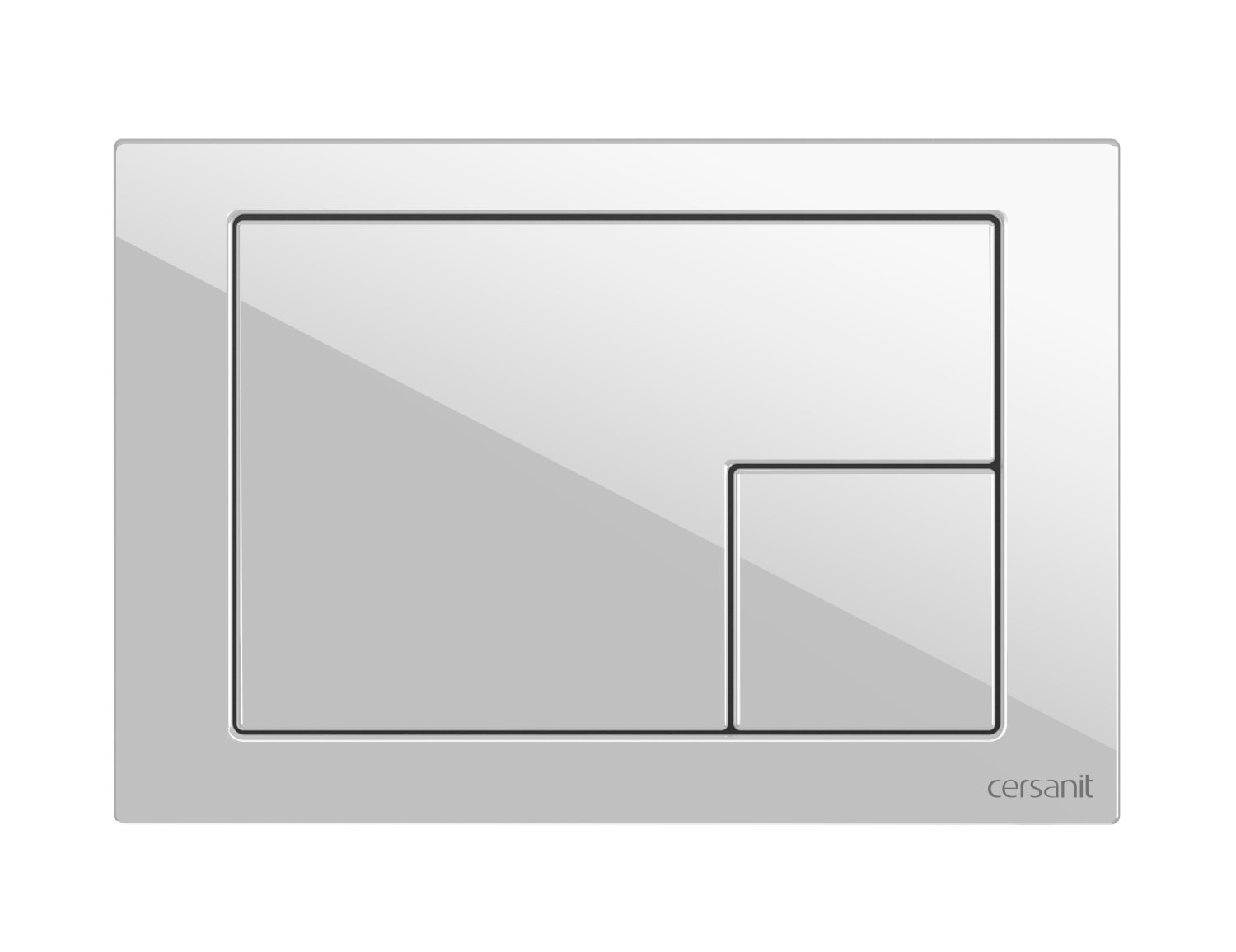Кнопка Cersanit  CORNER для LINK PRO/VECTOR/LINK/HI-TEC пластик белый (64077)