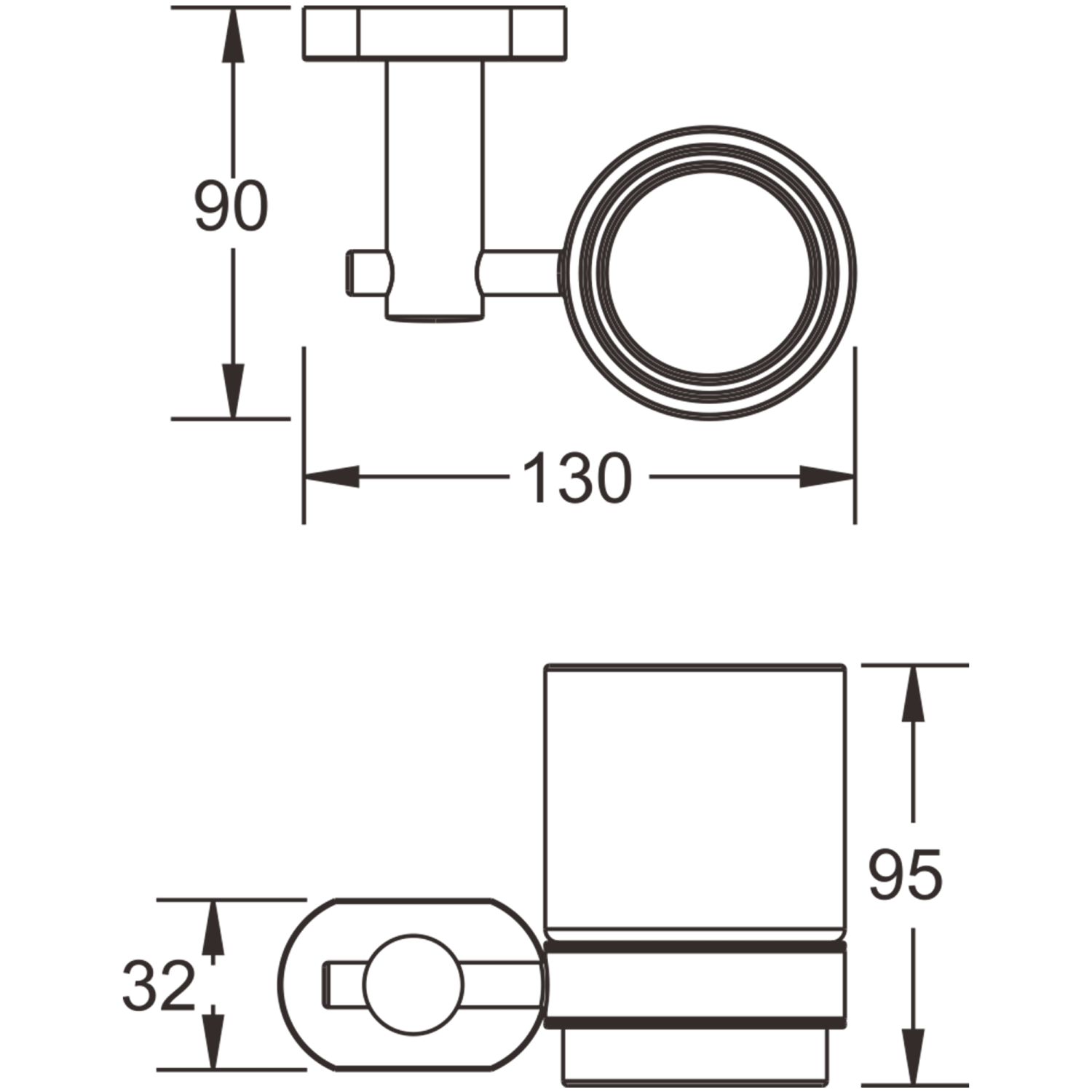 Держатель стакана BELZ (B90506) - фото 2