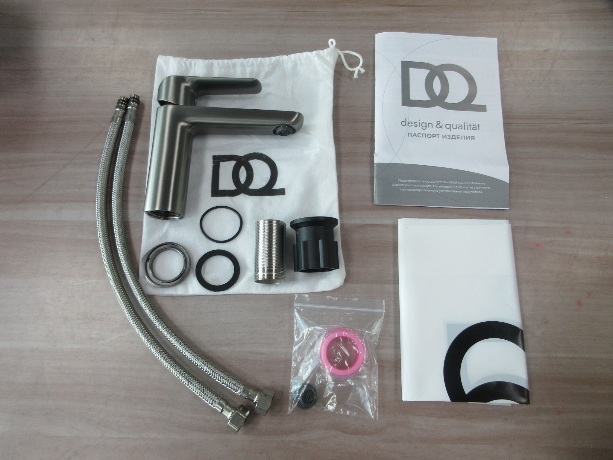 Смеситель для раковины DQ Düsseldorf графит (DA1722106) - фото 6