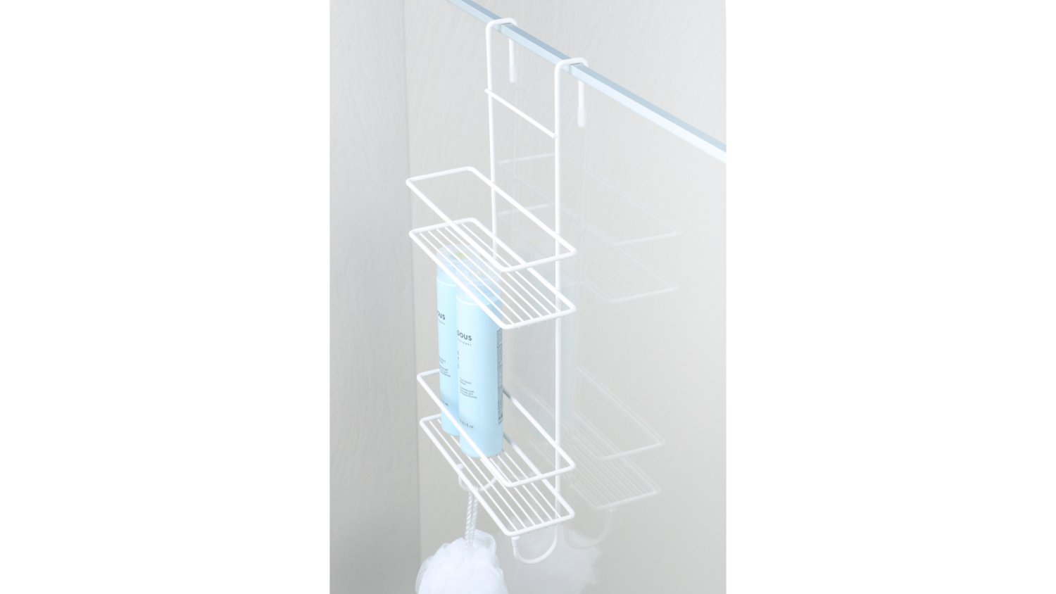 Полка Fixsen для душевой кабины двухэтажная белая (FX-740W-2) - фото 2