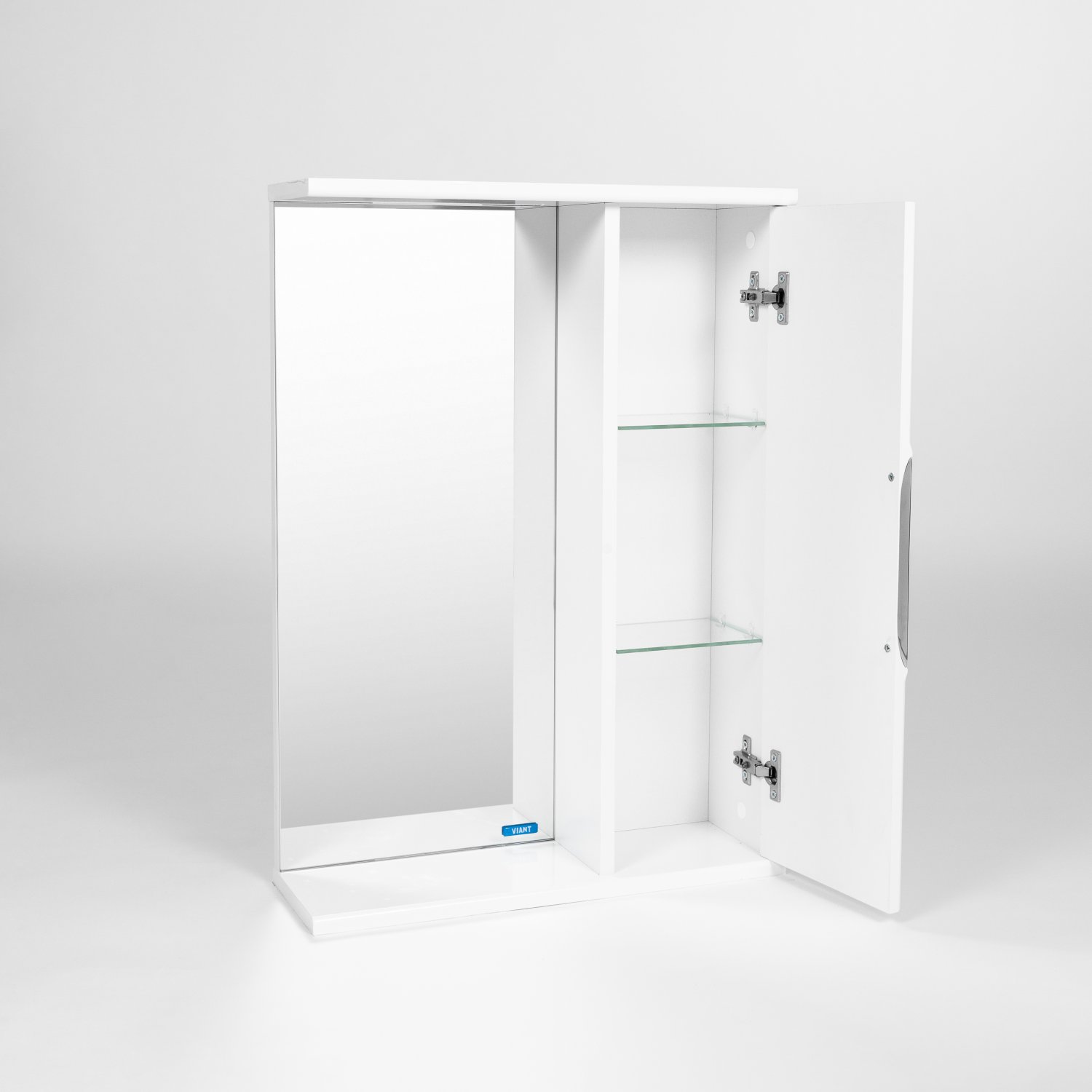 Зеркальный Шкаф VIANT  "Лима" 50 без света 160х500х700 (VLIM50-ZSH) - фото 2