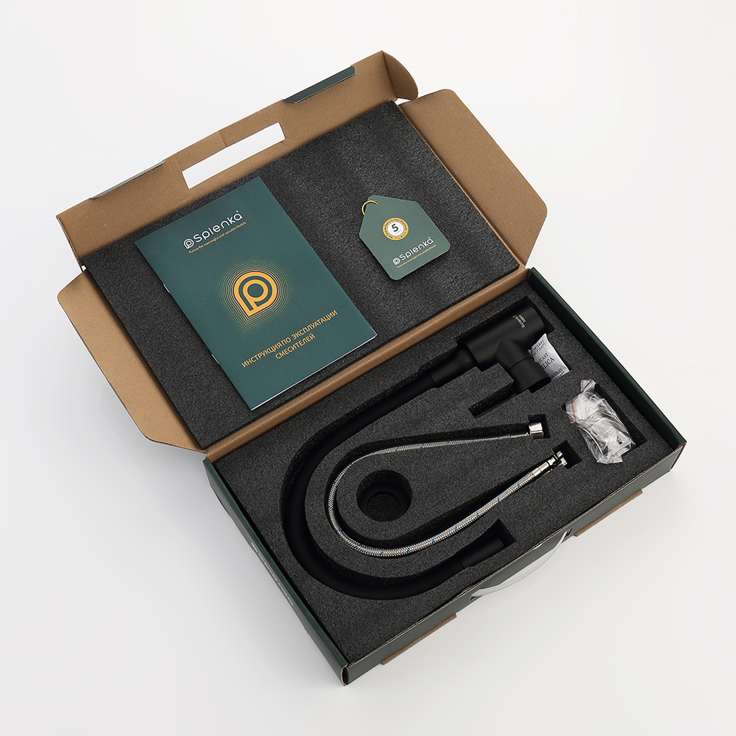 Смеситель Splenka для кухни с гибким изливом (S201.4406.06) - фото 9