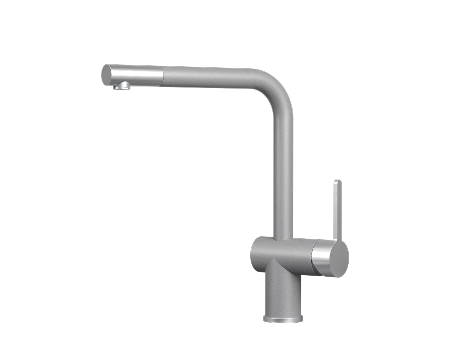 Смеситель для кухни GRANULA (5017, АЛЮМИНИУМ) - фото 1