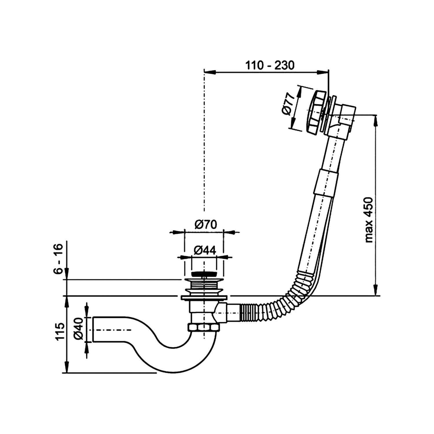 Слив перелив Timo (8004/03) - фото 3