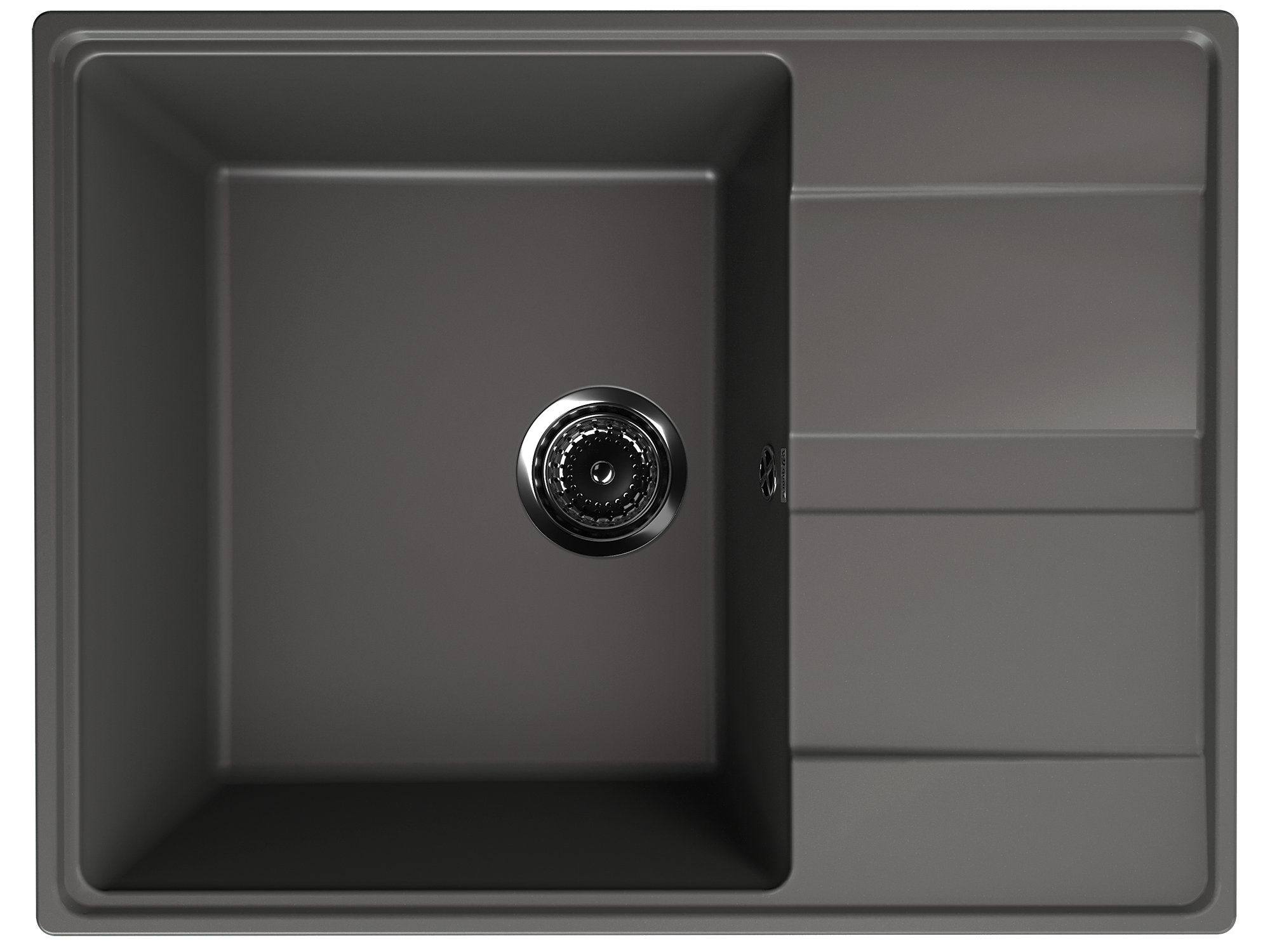 Мойка ULGRAN Quartz асфальт (Prima 650-09)