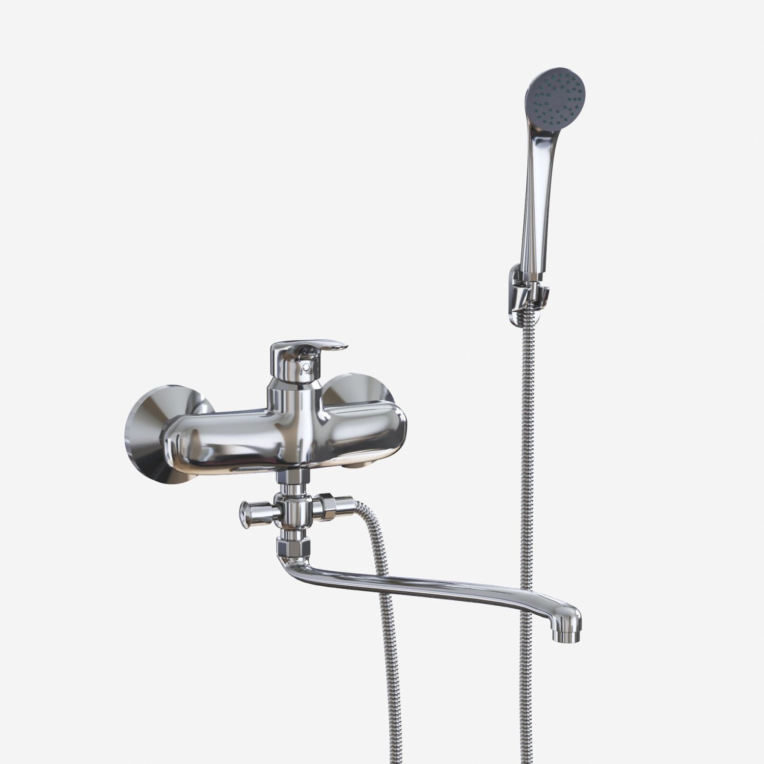 Смеситель для ванны и умывальника MIXLINE ML05-02 (522143) - фото 1