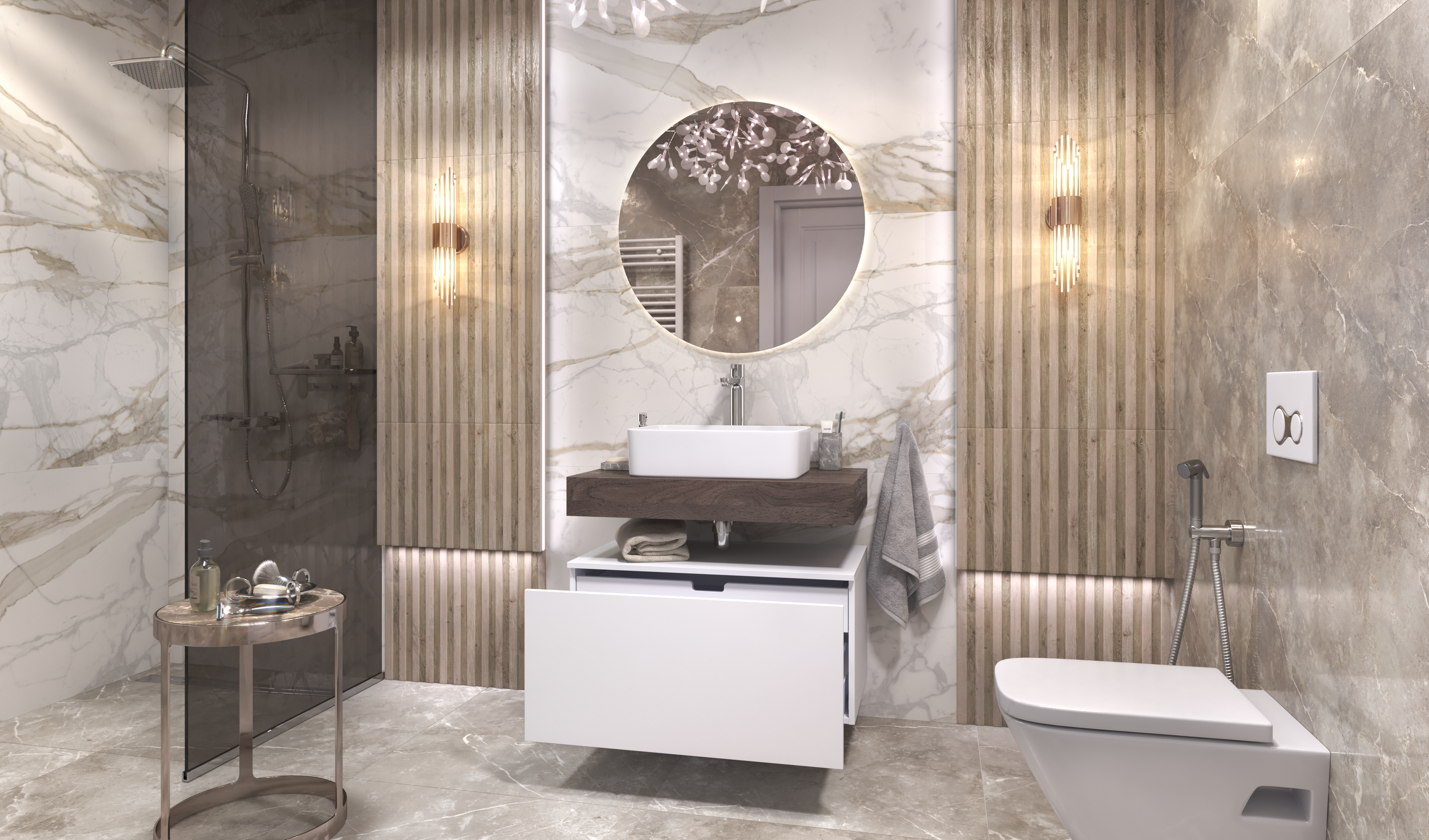 Столешница Velvex Unit 80, дуб карпентер (st.UNI.80-628) Столешница Velvex Unit 80, дуб карпентер (st.UNI.80-628) - фото 5
