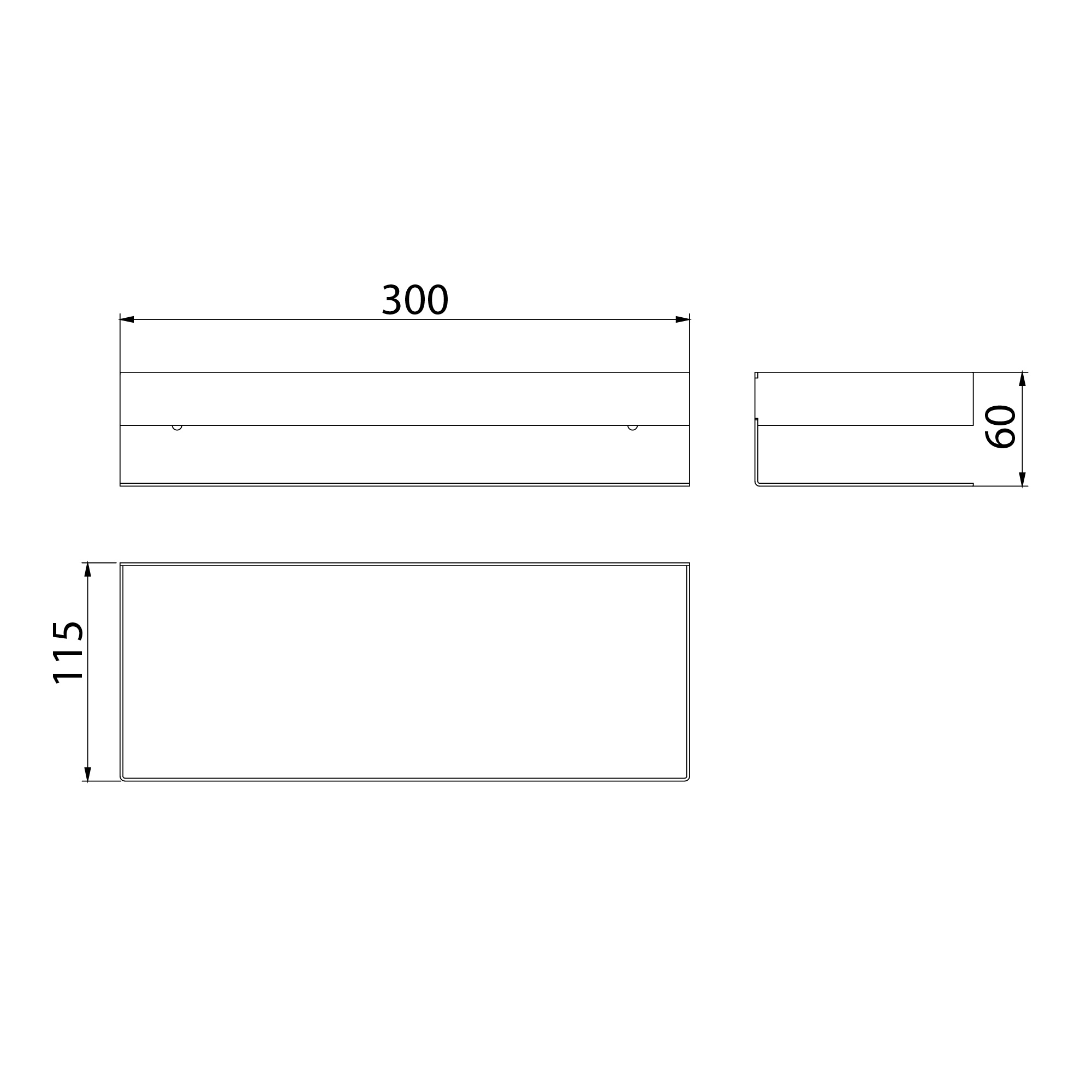 Полка для душа прямая Lemark SHELF LINE 300 мм из нерж. стали с крючками, графит (9776051) Полка для душа прямая Lemark SHELF LINE 300 мм из нерж. стали с крючками, графит (9776051) - фото 2