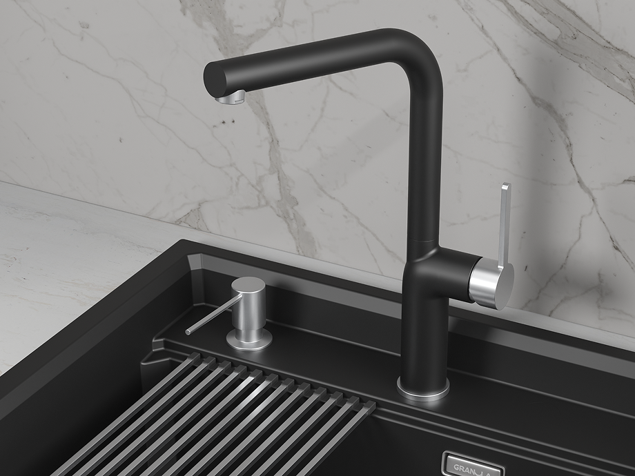 Смеситель для кухни GRANULA (9502, ТУРМАЛИН) - фото 2