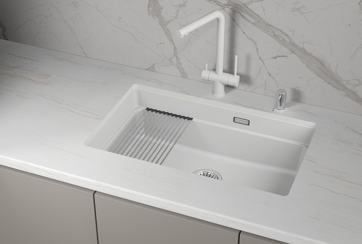 Кухонная мойка GRANULA кварц (7303iU, АРКТИК) - фото 3