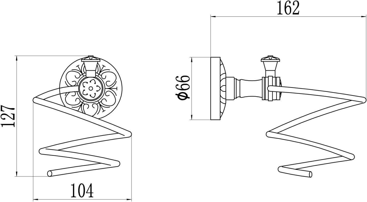 Держатель для фена Savol 58b (S-005855B) - фото 2