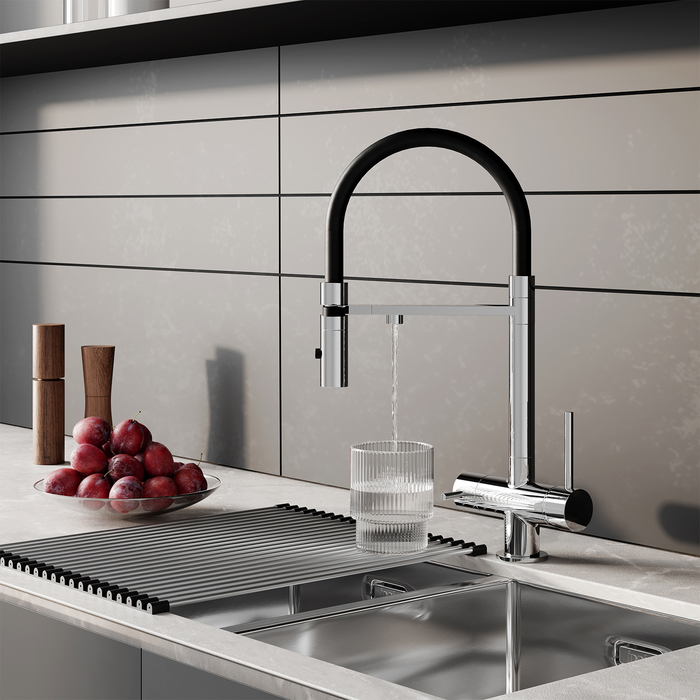 Смеситель для кухни IDDIS с фильтром и гибким изливом, хром, Ace,(ACESBFFi05) - фото 3