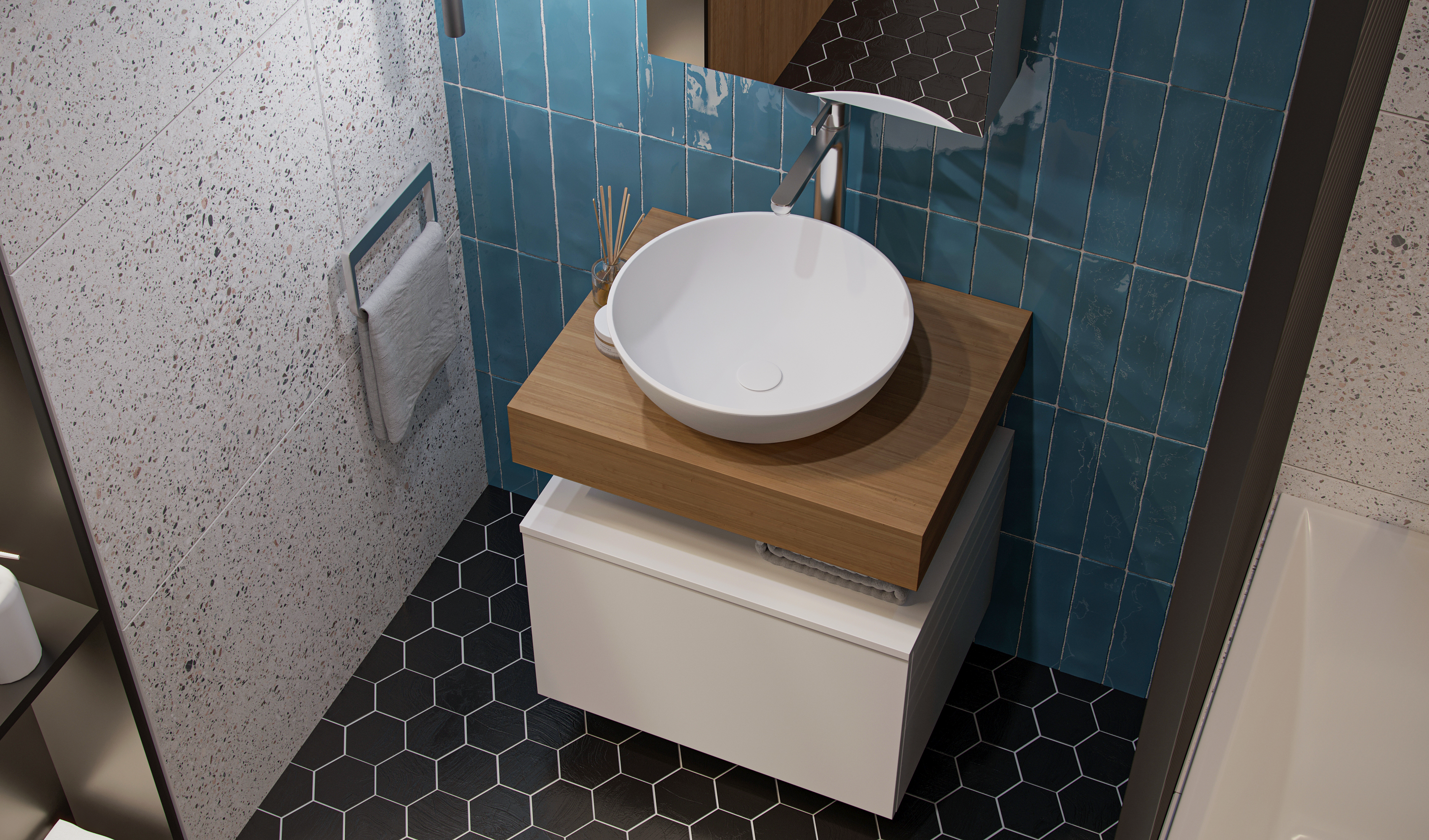 Столешница Velvex Unit 60, дуб французский (st.UNI.60-67) Столешница Velvex Unit 60, дуб французский (st.UNI.60-67) - фото 2
