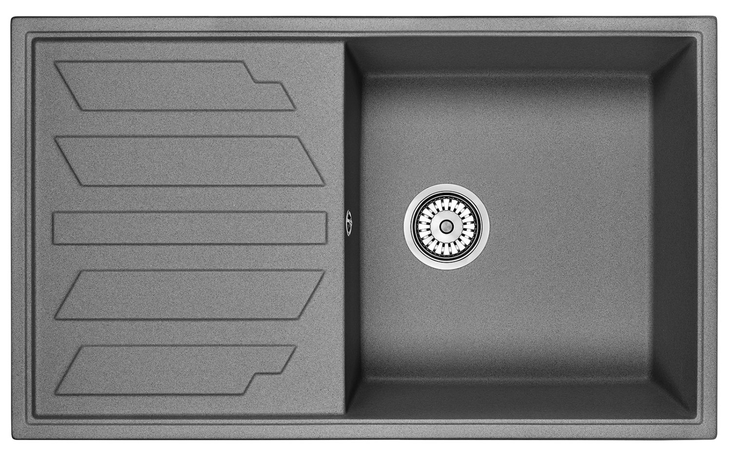 Кухонная мойка GRANULA (8601, ГРАФИТ ) - фото 1