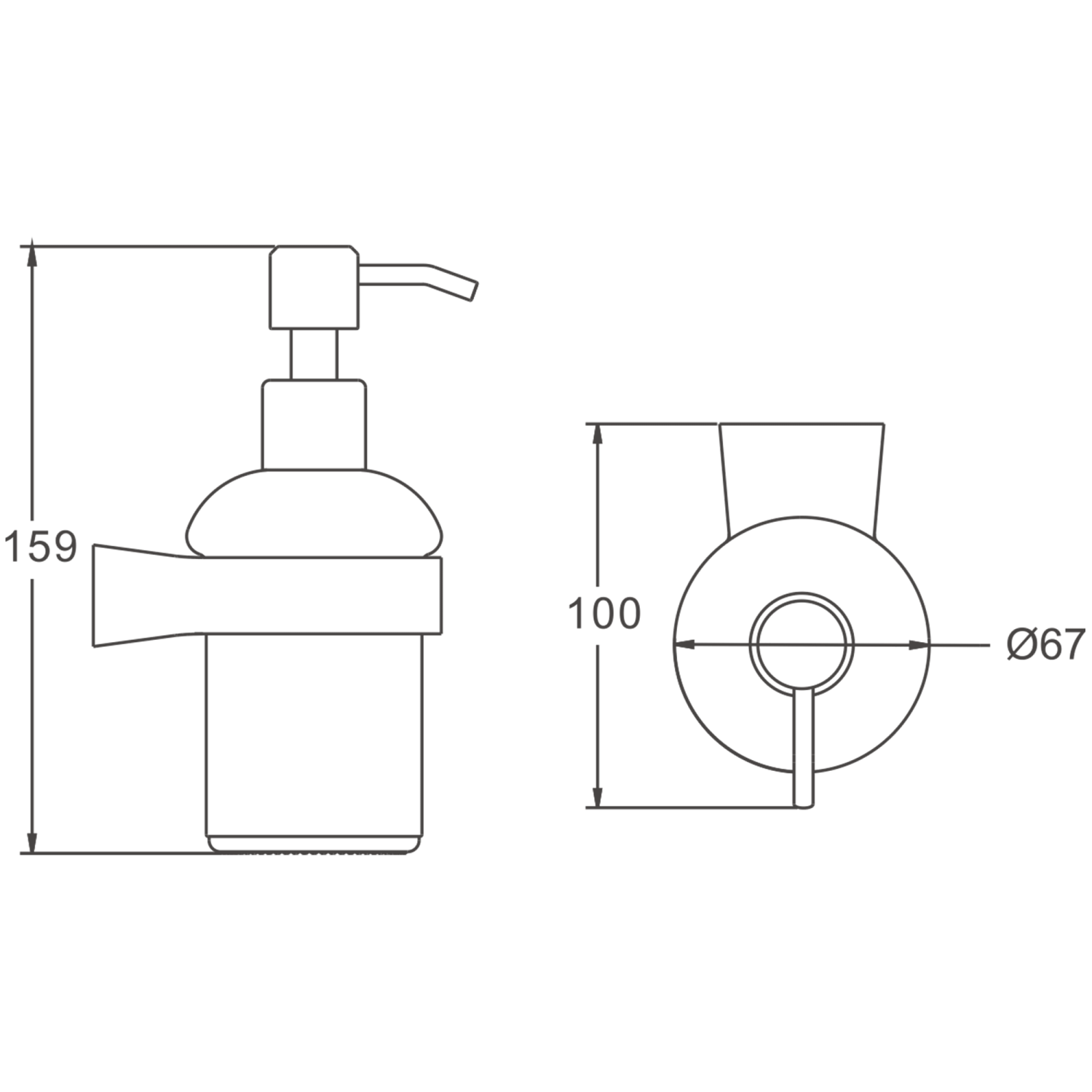 Дозатор BELZ белый (B91527) - фото 2