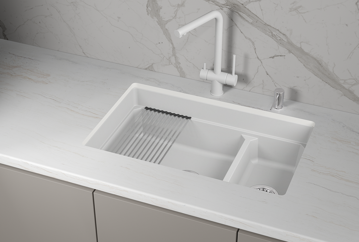 Кухонная мойка GRANULA кварц (7304iU, АРКТИК) - фото 3