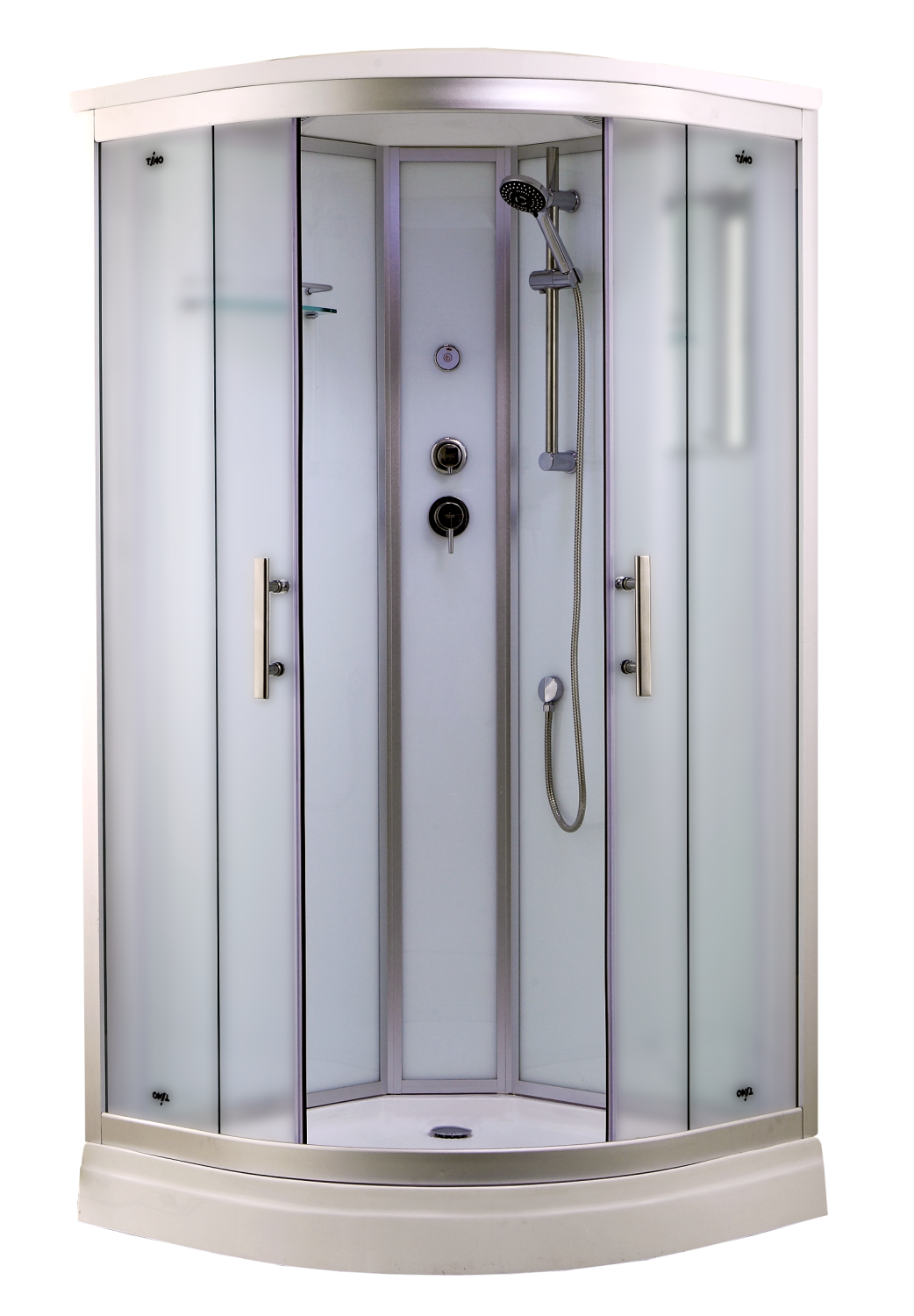 Душевая кабина Timo Standart Silver Fabric 90*90*220  (T-6609SF) - фото 1